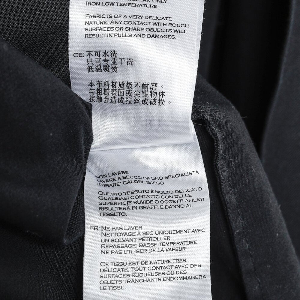 Ellery Rail Road Black Cotton Oversized Lace-Up Shirt - Picture 15 of 16